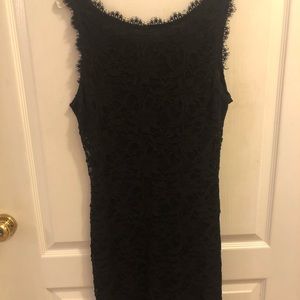 Black lace dress
